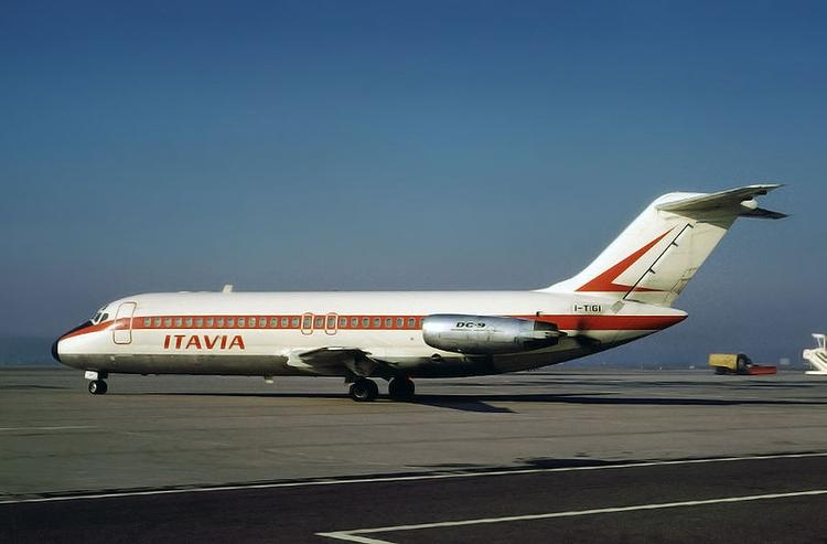 Flystyrt. Det var dette fly fra Itavia, som styrtede i 1980. 