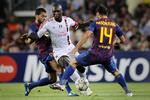 UDFORDRET. Javier Marcherano havde sine problemer med Milans offensive spillere. 