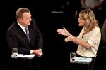 DEBAT. Kommentator Rasmus Jønsson mener, at Johanne Schmidt-Nielsen (Ø) kom bedst ud af aftenens partilederdebat i DR's koncertsal. 