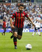 Målmaskine. Med seks pletskud i sine første fire kampe for Manchester City har argentineren bevist, at han ikke bare er Maradonas svigersøn. 