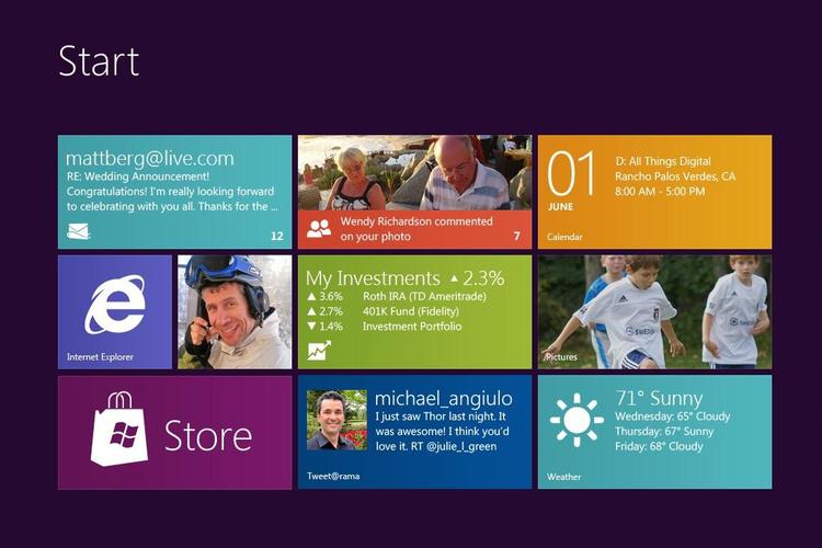 Det kommende Windows 8 skelner ikke mellem tablet-computere og bærbare - det fungerer lige godt på begge. 