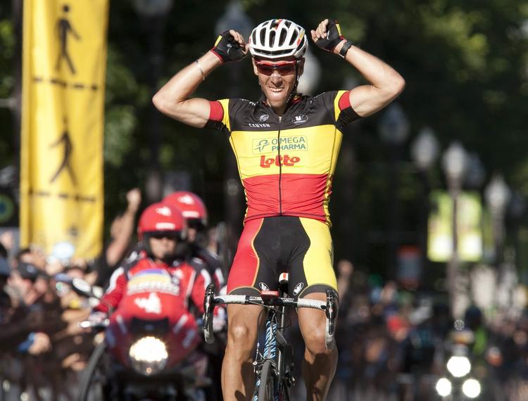 HURTIG. Philippe Gilbert har året igennem været verdens suverænt bedste rytter. 