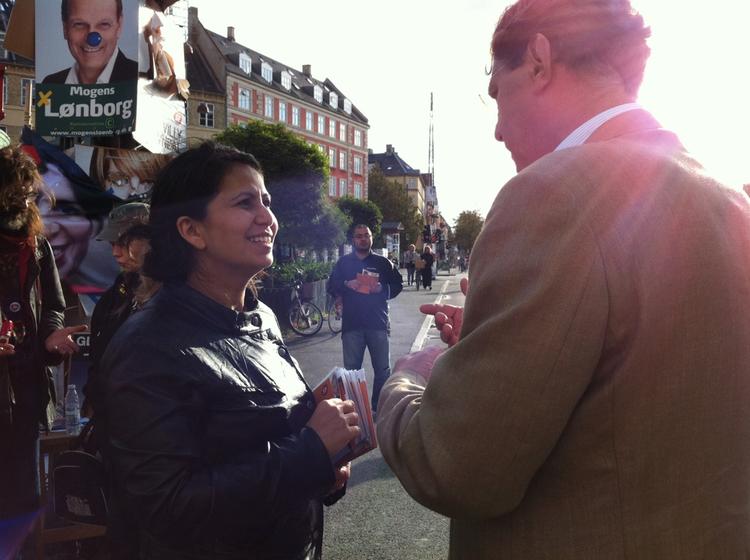 Stemme. Özlem Cekics forslag om et psykiatriministerium betød en ny personlig stemme på Østerbro i dag. 