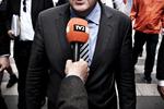 Interview. Lars Løkke Rasmussen i Århus, hvor han delte flyers ud og talte med borgerne. 