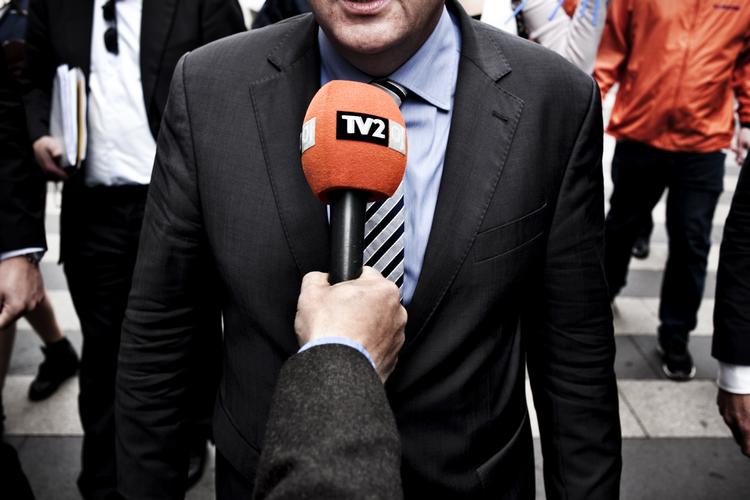 Interview. Lars Løkke Rasmussen i Århus, hvor han delte flyers ud og talte med borgerne. 