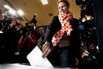 Vinderkurs. Helle Thorning-Schmidt afgiver sin stemme på Kildevældsskolen på Østerbro. 