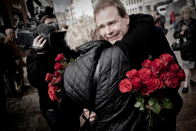 Populær. Nicolai Wammen uddelte både knus og roser i valgkampens slutning. 