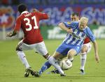 FIGHT. Hans Henrik Andreasen og de øvrige OB'ere kæmpede flot mod Wisla Krakow. 