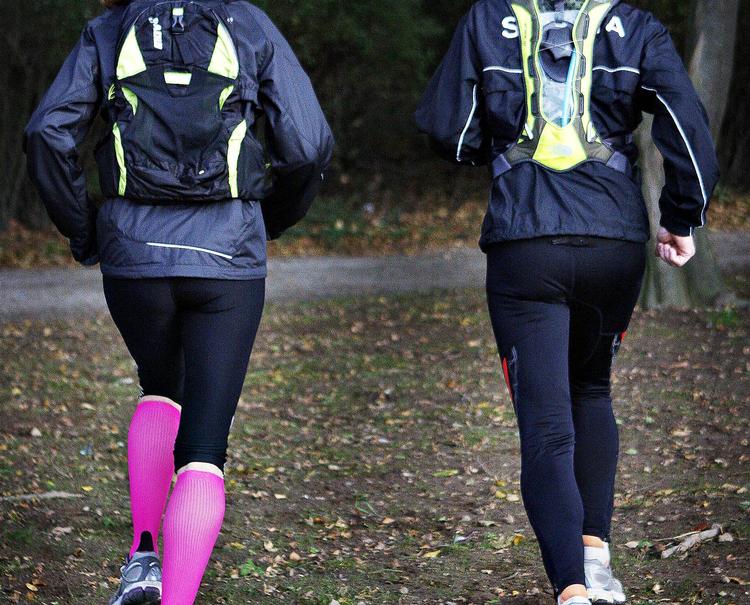 Presset. En kombination af hård anstrengelse og bestemte fødevarer kan i sjældne tilfælde give løberchok. Arkivfoto: Astrid Dalum. 