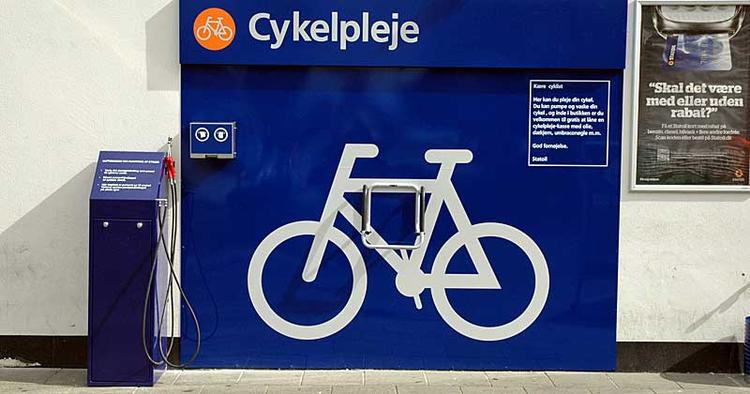 RENGJORT. Med en pusleplads til cykler skal det være endnu lettere at være cyklist i København. 
