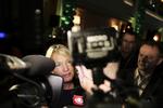 nederlag. Lene Espersen måtte på valgnatten svare på mange kritiske spørgsmål fra pressen. 
