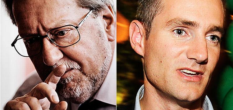 Drama. Kulturminister Per Stig Møller og det unge konservative håb Rasmus Jarlov kæmper om den samme plads i Folketinget. 