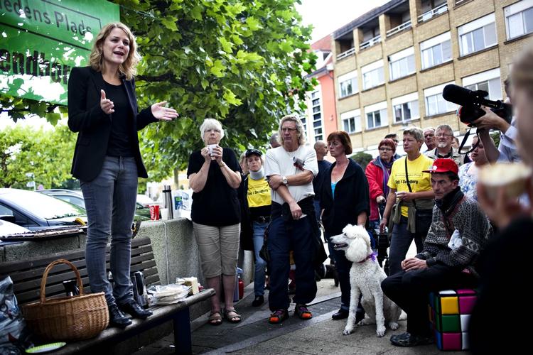 Folkeforfører? Johanne Schmidt-Nielsen er i den grad sprunget ud som en politiker med vælgertække. 