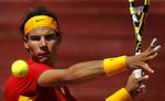 finalist. Uden at tabe et sæt vandt Rafael Nadal sine to singlekampe. 