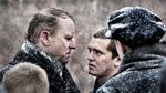 Opdragelse. Stellan Skarsgård er god som den hårde og uforsonlige leder af opdragelsesanstalten på øen Bastøy, hvor det stort anlagte drama 'King of Devil's Island' foregår. Det er dog især spillet mellem de unge hovedrolleindehavere, der giver filmen sin sitrende nerve. Foto fra filmen