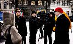 Filmby. Det skal være lettere at optage film i København. Her ses instruktøren Cristoffer Boe i færd med at instruere Nicolas Bro. 