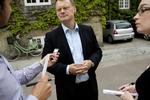 Afvisning. Christian Roslev afviser de meldinger om kommende fyringer, som formanden for Dansk Jernbaneforbund, Ulrik Salmonsen, gik ud med tidligere på aftenen 