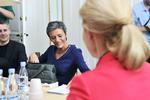 Regeringsdannelse. SF får fem ministerposter i regeringen Helle Thorning-Schmidt I. Der er syv radikale ministre og ni socialdemokrater i kabinettet, som politiken.dk's læsere har stemt til magten. 