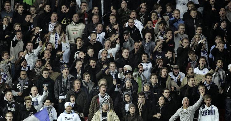 For tilskuerne bliver det en kold fornøjelse at støtte deres hold i Uefa Cuppen i denne uge. Arkivfoto. 
