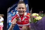VM-BRONZE. Dagens bronzemedalje til Christina Siggaard er den 15. danske juniorryttere vinder ved VM. 