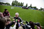 LANDSHOLDSAKTUEL. Morten Olsen stopper måske alligevel ikke som landstræner. 