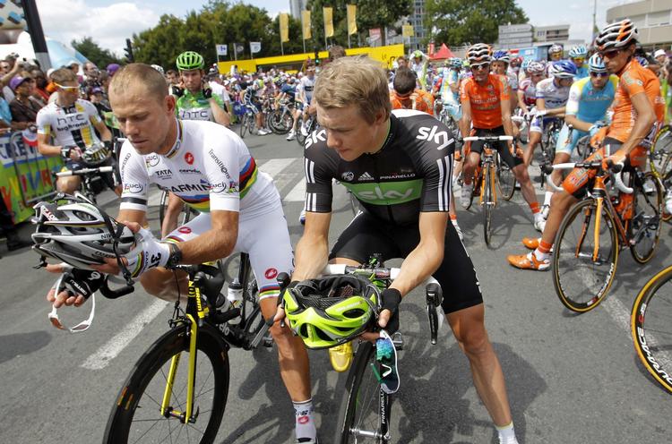 DRØMMEDUO. Thor Hushovd og Edvald Boasson Hagen har begge chancen for at vinde VM. 