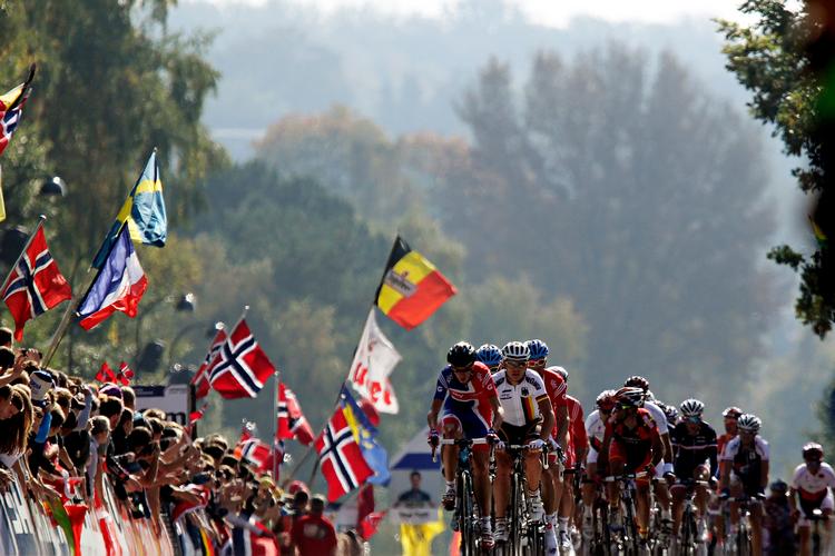 Feltet på vej op ad Geels Bakke. Foto: Martin Lehmann 