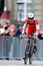 Ensom. Michael Mørkøv erstattede Alex  Rasmussen på VM-enkeltstarten på landevej i København i sidste uge. 