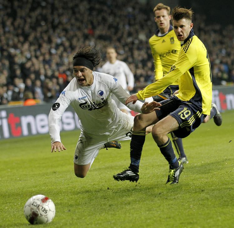 OFFER? FCK's Christian Bolaños var måske offer for racistiske tilråb i forbindelse med opgøret mod Brøndby. 