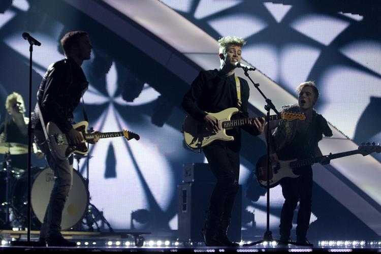 Melodunde. Sidste år vandt bandet A Friend in London det danske Melodi Grand Prix. 