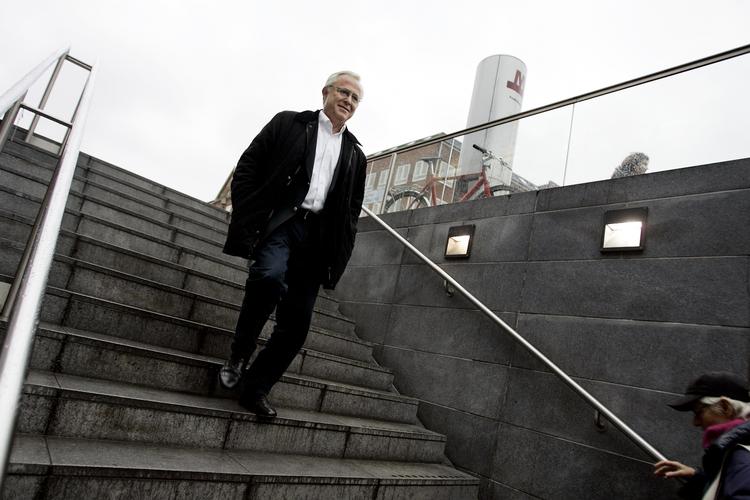 Borgmester i Frederiksberg Kommune Jørgen Glenthøj (K) kalder det et stort tab, at KB-Hallen er brændt ned. Foto: FRANDSEN FINN) 