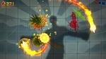 Bevægelsesspillet 'Fruit Ninja' er et af de flere nye spil til Microsofts Kinect-kamera, hvor man bruger hele sin krop til at hakke frugt itu. 