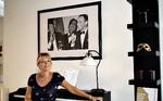 Hollywood-stemning. Et billede af The Rat Pack skaber god stemning i Mette Lisbys Los Angeles hjem. 