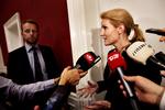 Forhandlinger. DSU advarer S-formand Helle Thorning-Schmidt om at give køb på millionærskatten. Arkivfoto. 