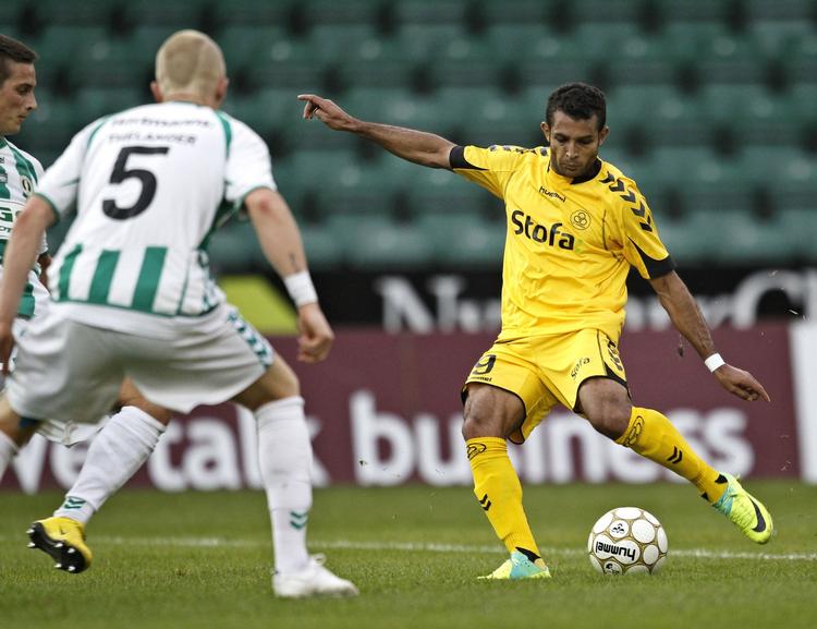 giftig. Gilberto Macena har været i målform for den positive overraskelse fra AC Horsens. 