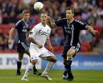 målløs. Det var ikke mange afslutninger, Søren Larsen kom frem til i kampen mod FC København. 