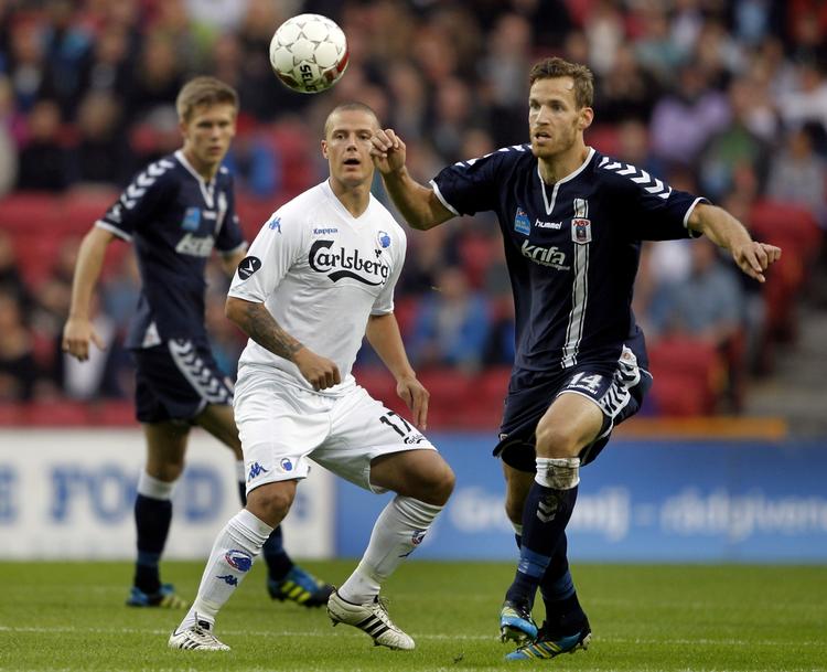 målløs. Det var ikke mange afslutninger, Søren Larsen kom frem til i kampen mod FC København. 