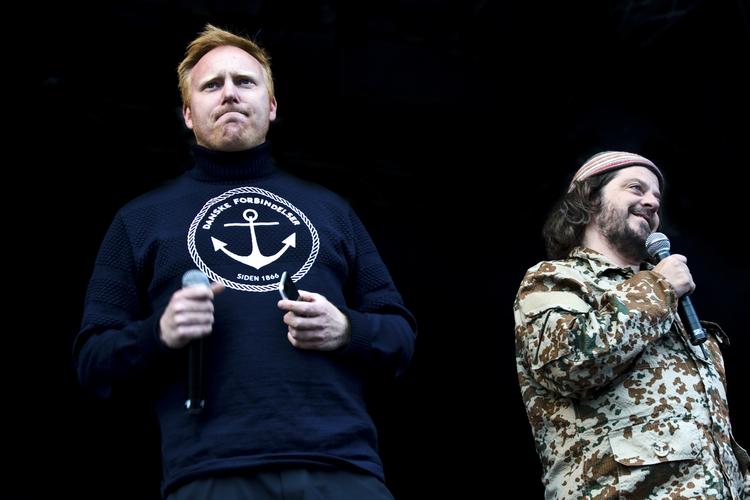 Anderser. Breinholt og Madsen kan ikke slippe hinanden, selv om de i dag arbejder på konkurrerende tv-kanaler. 