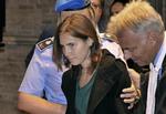 anklaget. 24-årige Amanda Knox får mandag vished for, om retten fastholder, at hun har deltaget i mordet på sin bofælle Meredith Kercher for fire år siden. 