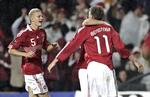 dobbelt. Tyve danskere har scoret flere mål på landsholdet end Nicklas Bendtner, der med sit næste mål indhenter Harald Nielsen. 