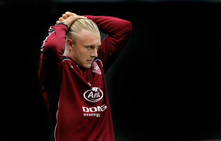 Uønsket. Simon Kjærs redning blev en lejeaftale med den italienske klub AS Roma. 