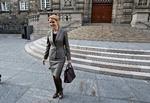 Helle Thorning Schmidt (SocDem) who will be the first woman to deliver the prime minister's maiden speech at the opening of Parliament today. 