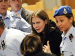mareridt. Amanda Knox blev i aftes frifundet for mordet på sin tidligere bofælle, Meredith Kercher. 