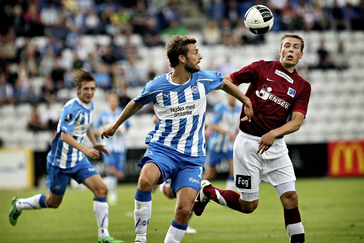 bænket. Morten Skoubo har kun været med i fire af denne sæsons kampe i Superligaen. 