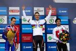 Suveræn. Tony Martin (i midten) har lagt sig i spidsen for UCI's prestigeprojekt i KIna. 