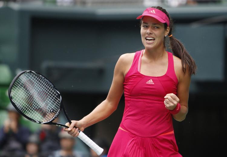 fremadstormende. Ana Ivanovic' bedste resultat i denne sæson er en semifinaleplads i en turnering i Carlsbad, USA. 