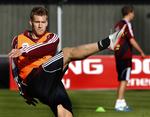 varm. Med to mål i den seneste EM-kamp og sin første scoring for Sunderland i weekenden er Nicklas Bendtner varm som målscorer. 