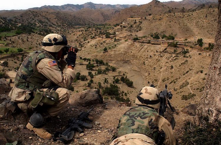 Pakistan. Billedet er fra grænselandet mellem Afghanistan og Pakistan. Dette område flyder med våben og narko. 
