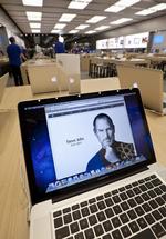 MINDESIDE. Sådan ser Apples hjemmeside i dag ud. 