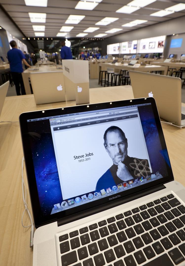 MINDESIDE. Sådan ser Apples hjemmeside i dag ud. 
